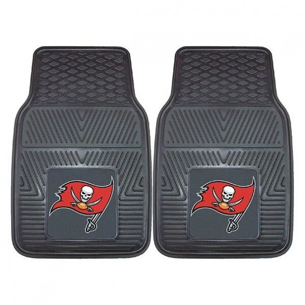 Tampa Bay Buccaneers Vinyl Car Mats, PK2