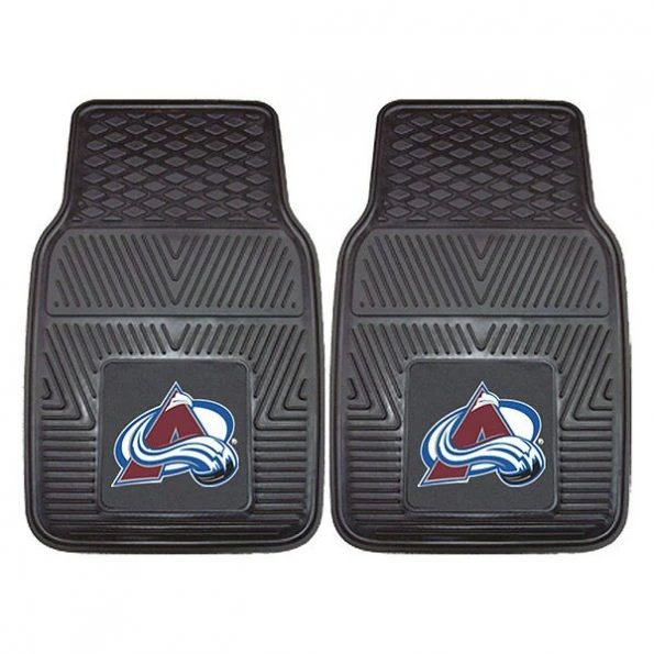Colorado Avalanche Vinyl Car Mats, PK2