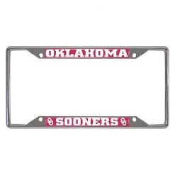 Fanmats Oklahoma License Plate Frame