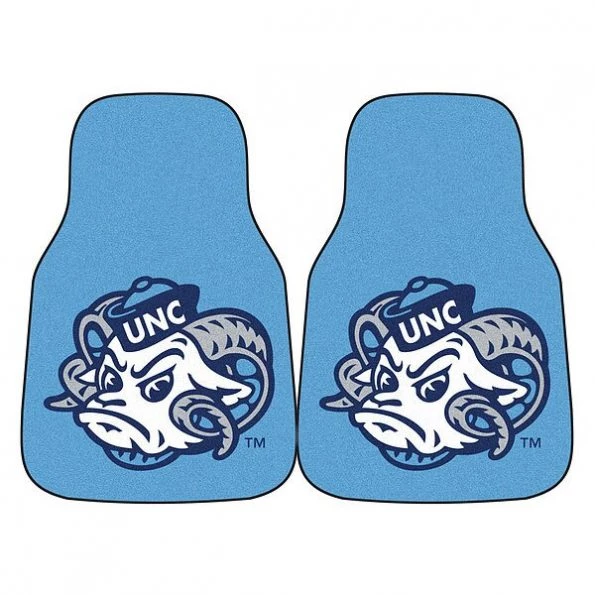 North Carolina Carpeted Car Mats, 2Pc, PK2