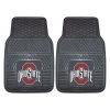 Fanmats Ohio State Vinyl Car Mats, 2Pc, 17x27", PK2
