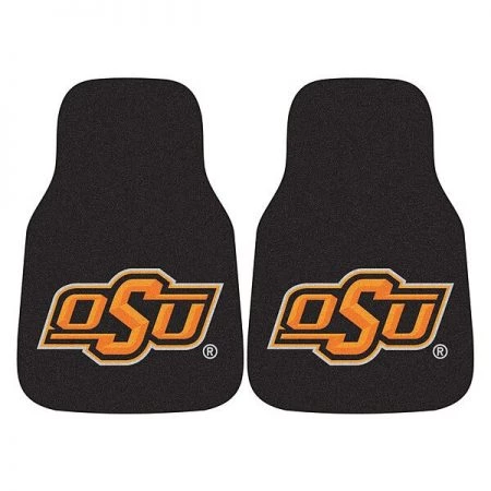 Fanmats Oklahoma State Carpeted Car Mats, 2Pc, PK2