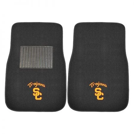 Fanmats USC Embroidered Car Mats, 2Pc, 18"x27", PK2