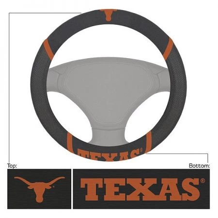 Fanmats Texas Steering Wheel Cover, 15"x15"