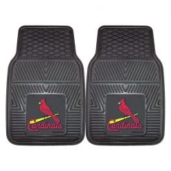 St Louis Cardinals Vinyl Car Mats, PK2