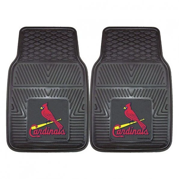 St Louis Cardinals Vinyl Car Mats, PK2