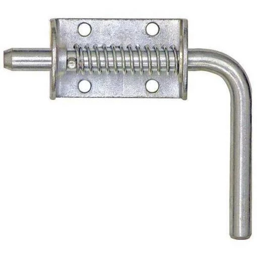 Spring Latch W/Handle, 1/2 In, Zinc