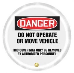 Accuform Steering Wheel Cover, Do Not Operate, 16