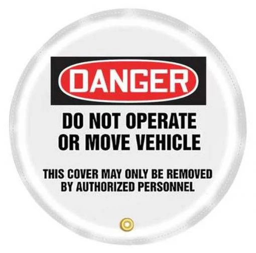 Steering Wheel Cover, Do Not Operate, 16