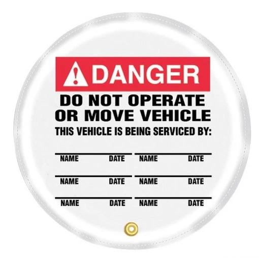 Accuform Steering Wheel Cover, Do Not Operate, 24 1 Steering Wheel Cover, Do Not Operate, 24