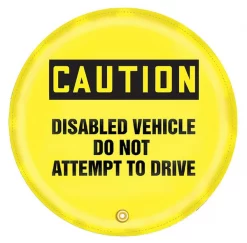 Accuform Steering Wheel Cover, Disabled Vehicle, 16