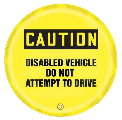 Steering Wheel Cover, Disabled Vehicle, 16