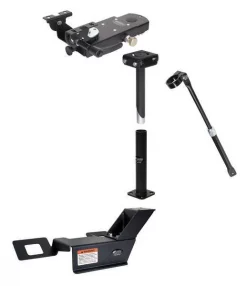 Computer Mount Kit, Black, Ford F250-F750