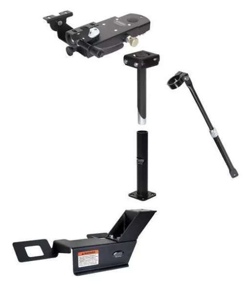 Computer Mount Kit, Black, Ford F250-F750