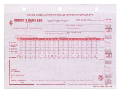 Jj Keller Detailed Drivers Logbook, Carbonless, PK31 1 Detailed Drivers Logbook, Carbonless, PK31
