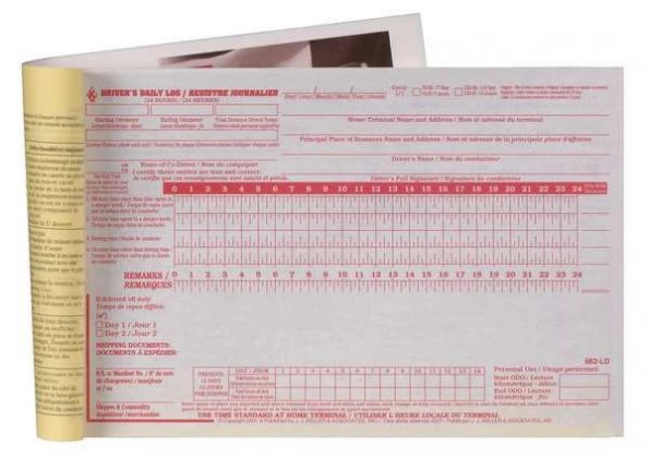 Canadian Drivers Logbook, w/Carbon