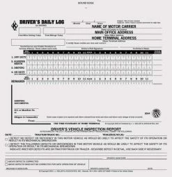 Jj Keller Simplified Drivers Logbook, Carbonless