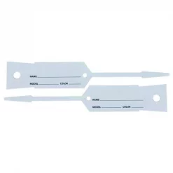 Slip-N-Grip Key Tag, Plastic, PK1000