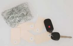 Slip-N-Grip Key Tag With 3/4 In Ring, PK1000