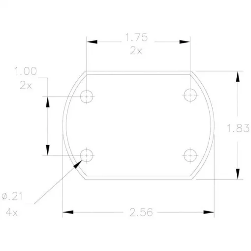 Compact Bolt-On Fan, 12VDC, 6-1/2 in. Dia.