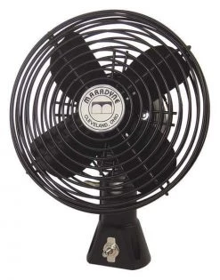 Maradyne Bolt-On Fan, 2.7A, Blk Painted Steel, 12VDC
