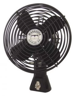 Maradyne Bolt-On Fan, 1.3A, Blk Painted Steel, 24VDC