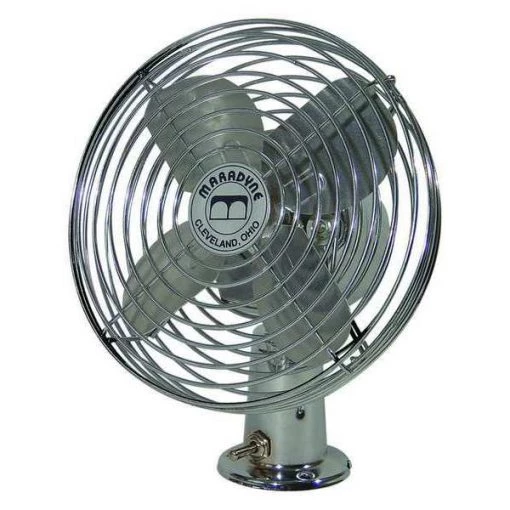 Maradyne Compact Bolt-On Fan, 140/210 cfm, 12VDC 1 Compact Bolt-On Fan, 140/210 cfm, 12VDC