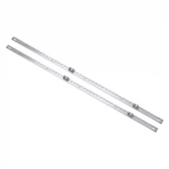 Decked Cargo Rail, Silver, 44" L x 3/8" H