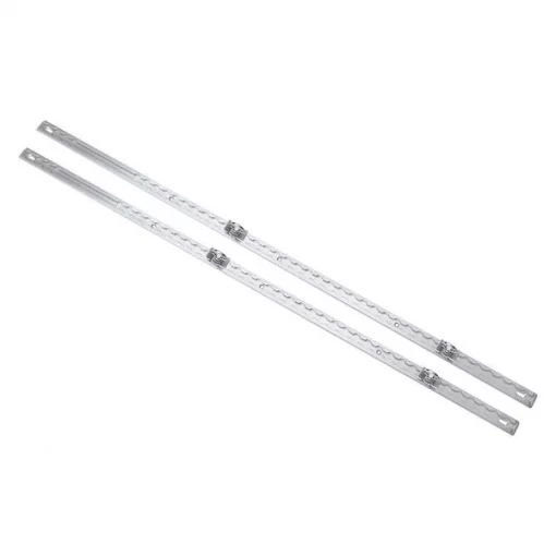 Cargo Rail, Silver, 44" L x 3/8" H