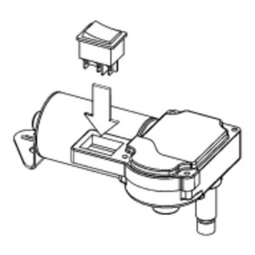 Wiper Motor, 2-1/2" Shaft, Heavy Duty