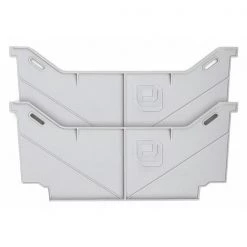 Decked Divider, Gray, 18" L x 8" H