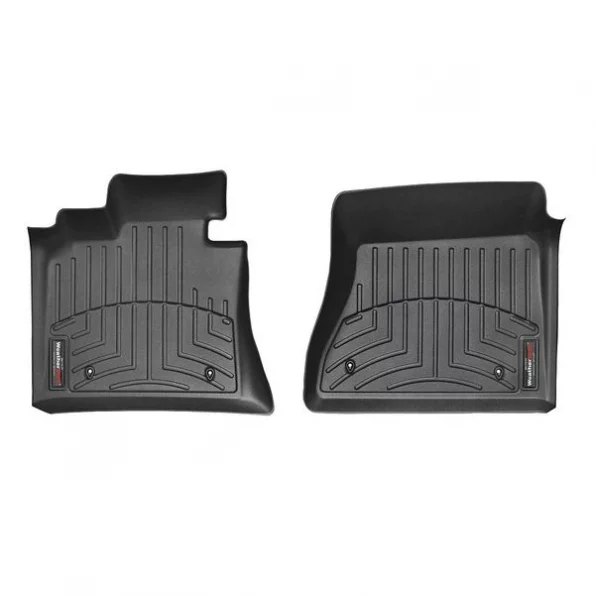 Weathertech Front Floor Liner, Black, Model 441281 1 Front Floor Liner, Black, Model 441281