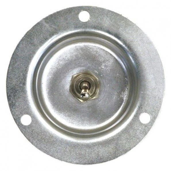 Toggle Switch w/Panel Mount, 12V