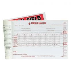 Jj Keller Oil Field Drivers Logbook, With Carbon