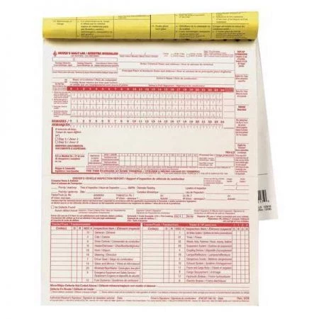 Jj Keller Canadian Drivers Logbook, Carbonless