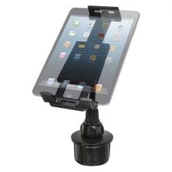 Electronics Holder, Black, 8-3/4"L, Plastic