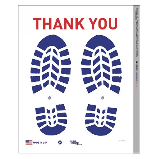 Slip-N-Grip Floor Mat, Paper, White, PK500 1 Floor Mat, Paper, White, PK500