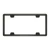 Weathertech License Plate Frame Kit, Black