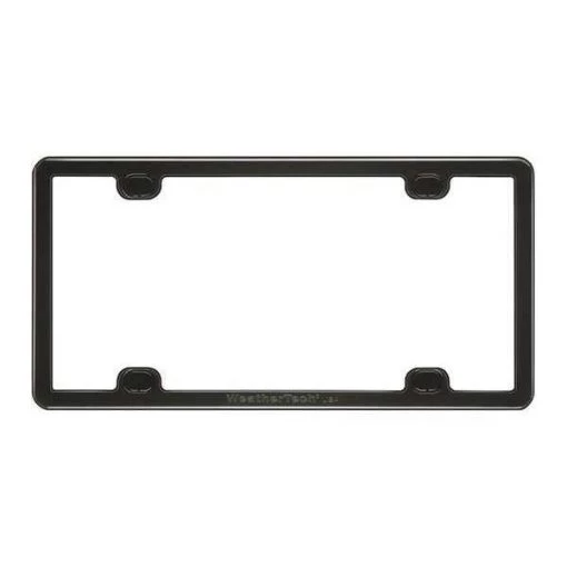 Weathertech License Plate Frame Kit, Black 1 License Plate Frame Kit, Black