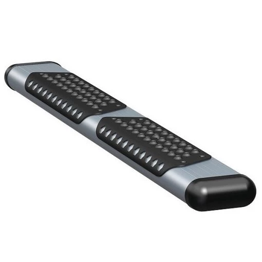 Luverne Silver Powder Coated Aluminum Oval Step 1 Silver Powder Coated Aluminum Oval Step