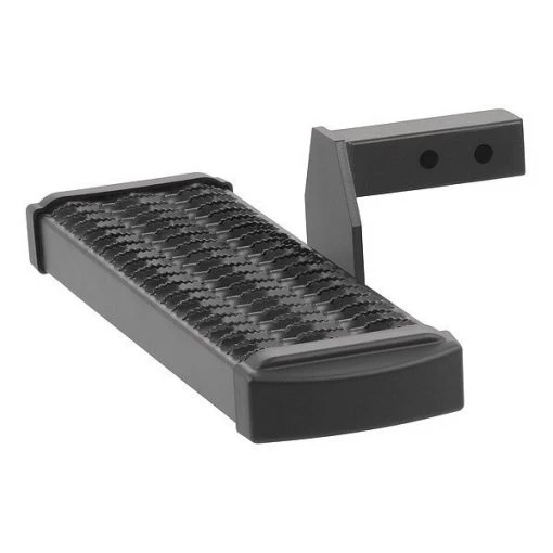 Black Powder Coated Aluminum Hitch Step