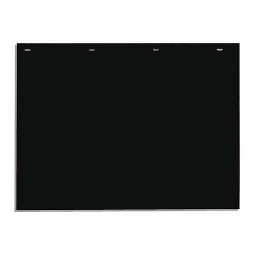 Mudflap, Black, Polymer, 24" x 18"