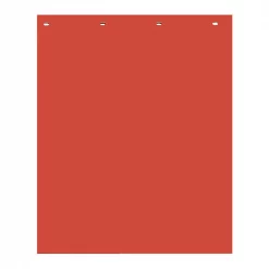 Buyers Products Mudflap, Red, Polymer, 24" x 30", PK2