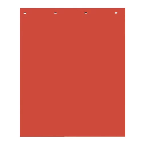 Mudflap, Red, Polymer, 24" x 30", PK2