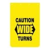 Buyers Products Mudflap, Caution Wide Turns, 24" x 30", PK2