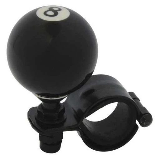 Steering Wheel Spinner Knob, 8-Ball