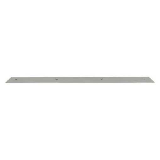 Chrome Finish Top Mud Flap Plate, 24"