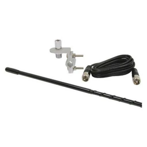 Roadpro Mirror Mount Fiberglass CB Antenna, 4ft. 1 Mirror Mount Fiberglass CB Antenna, 4ft.