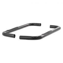 Aries 3" W Black Powder Coated Steel Side Bars
