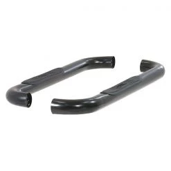 Aries 3" W Black Powder Coated Steel Side Bars
